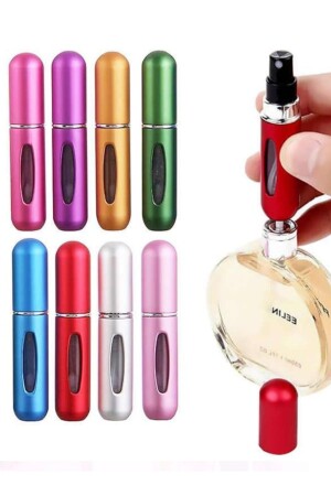 3 Stück stilvolles Design Parfüm nachfüllbar Mini Luxus Flasche Reise 5 ml Taschenparfümflasche tragbar cm20w (3 Stück) - 6