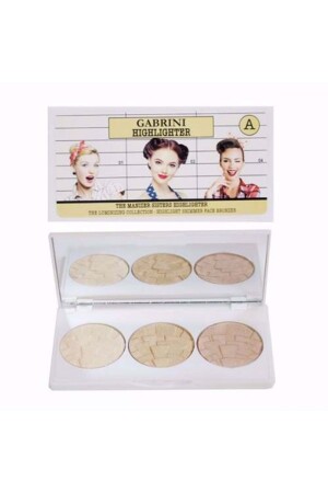 3-teilige Illuminator-A-Palette – Highlighter Ebr361 - 3