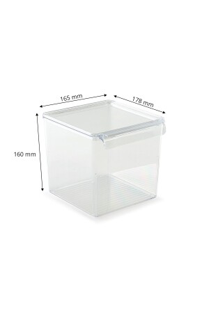 3-teiliges Organizer-Set mit Abdeckung – Transparent M-E73-S1-16 - 6