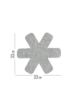 3-teiliges Pfannenschutzgerät aus Filz - 4