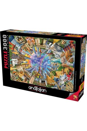 3000 Parçalık Puzzle - Dünya Anıtları - Kod:4916 ANT4916 - 2