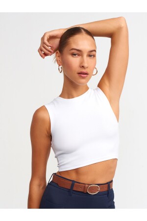 30125 Crop Top-weiß - 1