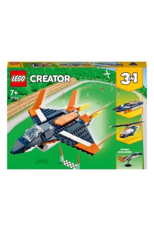 31126 Creator Supersonic Jet 3 in 1, 210 Teile, Alter 7 S29494 - 6