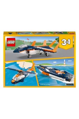 31126 Creator Süpersonik Jet 3ü1 Arada, 210 Parça 7 Yaş S29494 - 5