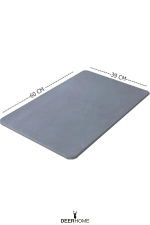 3,5 mm 40 x 60 ovale, super wasserabsorbierende Badematte, Kieselalgen-Waschmatte, Banpas UA0166 - 5