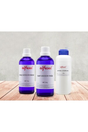 3'lü Set (100 GR ANASON 10 GR YAŞ ÜZÜM AROMASI 250 GR GLİSERİN) Alfsl19ı693p0om - 1