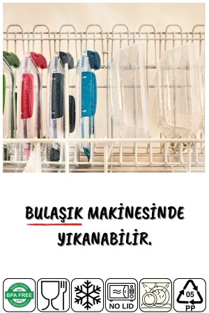 3'lü Set Master Dikdörtgen Mikrodalgada Kullanılabilen Saklama Kabı 825-1575-2100 Ml NDY-DNY-3SET - 6