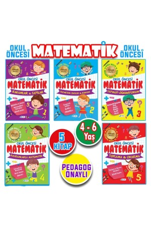 4 - 5 - 6 Jahre Vorschul-Mathematik-Lernset, 5 Bücher - 3