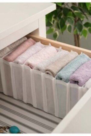 4 Adet Medium Çekmece Içi Akordiyon Organizer-16x43x14 Cm* 4 Adet.. - 4