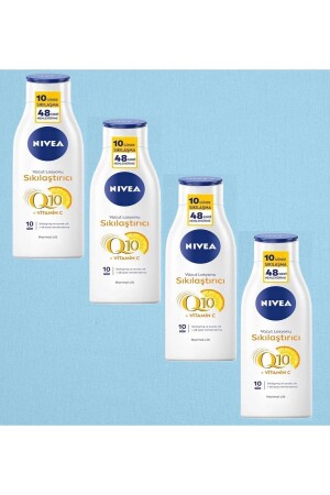 4 Adet Nivea Q10 250 ml Sıkılaştırıcı Vücut Losyonu vitamin C 10 Günde Sıkılaşma - 4