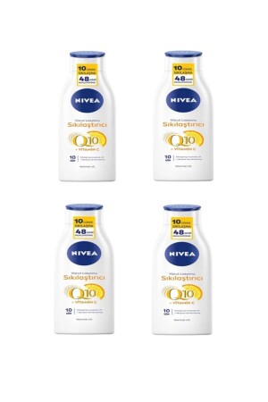 4 Adet Nivea Q10 250 ml Sıkılaştırıcı Vücut Losyonu vitamin C 10 Günde Sıkılaşma - 5