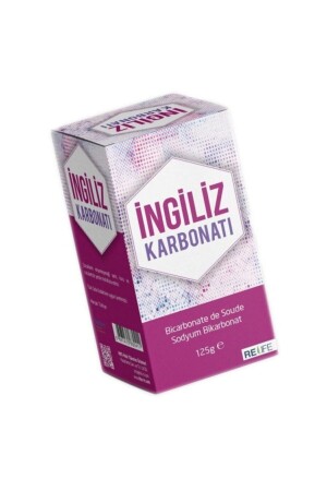 4 Adet Saf Ingiliz Karbonatı Alkali Yaşam 125 gr Sodyum Bikarbonat relife4 - 5