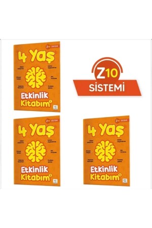 4 Yaş Etkinlik Kitabım Seti (Z10 SİSTEMİ) - 3