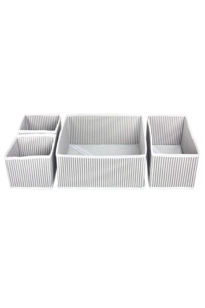 4-zweckiges Mehrzweck-Schrank- und Schubladen-Organizer-Box-Set - 2