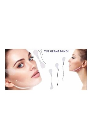 40 Stück Kordelzug-Augenbrauen-Lift-Klebeband, Augen-Hals-Lift-Klebeband, Face-Lift/The-Face-Lift - 6