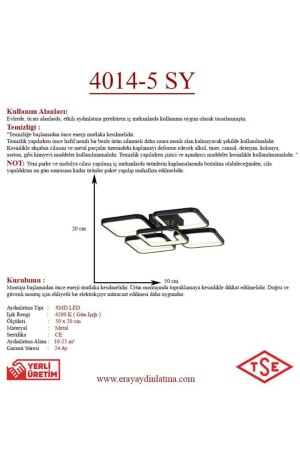 4014-5 Schwarzer LED-Kronleuchter 4014-5 SY - 7