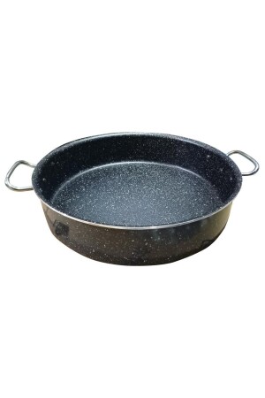 40cm Jumbo Boy Granit Pilav Karnıyarık Tenceresi Iç Ve Dış Yüzeyi Çizilmez Sırlı Endüstriyel Basık 40abn1203232349 - 5