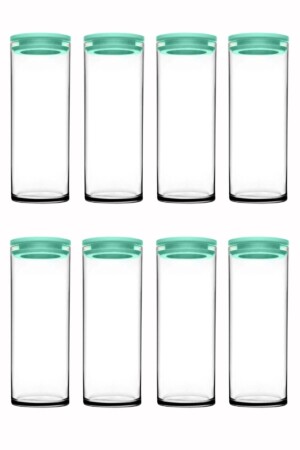 43756 Vakuum-Glasbehälter – Frischhaltedose aus Glas, 8 Liter, Türkis MG/43756/TURQUOISE/8L - 1