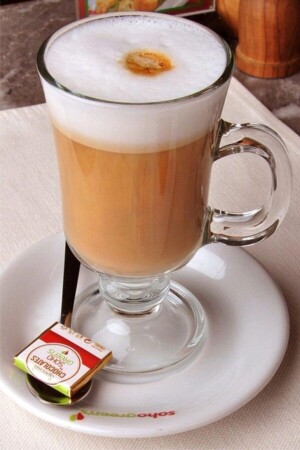 4'lü Kulplu Cam Latte Cappuccino Macchiato Nescafe Irish Coffee Kupası Fma074552 - 4