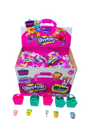 5 Adet Shopkins Cici Bici Oyuncak Poşetli Süpriz Paket P7128S1220 - 3