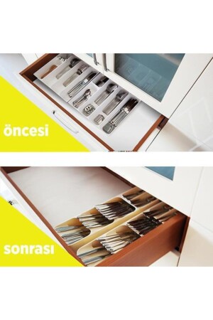 5 Bölmeli Çekmece Kaşıklık - Bıçaklık Drawer Cutlery - 1