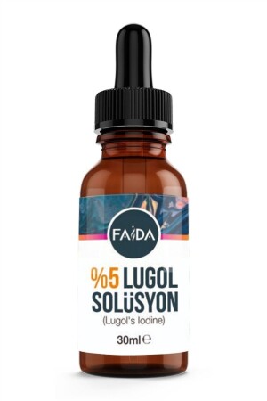 %5 Lik Lugol Solüsyonu- %5 Lugol's Iodine(30 ml) FAİDA099 - 2