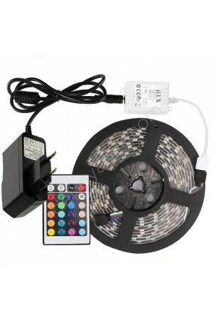 5 Mt animierte Plug-and-Play-gesteuerte RGB-Lichtleistenbeleuchtung - 1