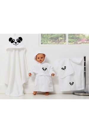 5-teiliges Baby-Bademantel-Set Panda BHMS024 - 2