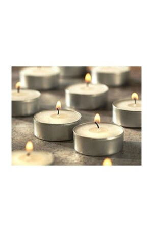 50 Li Tealight Mum Beyaz Tea Light 50 Adet 11 - 4