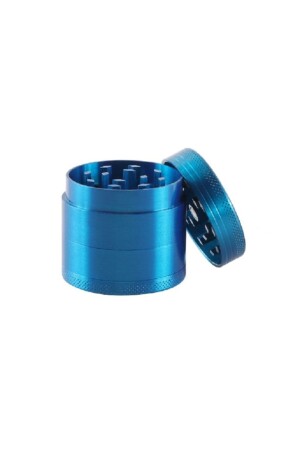 50 mm 4-lagige Gewürzmühle aus Edelstahl mit Magnet – Blau 50 mm Mahlwerk BLAU - 1