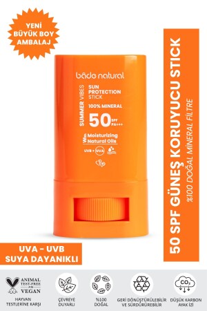 50 Spf %100 Mineral Filtreli Ve Doğal Yüksek Korumalı Güneş Stick - 2