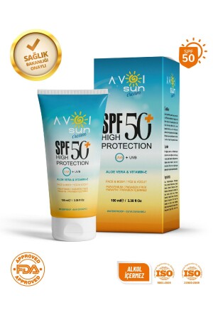 50 Spf Ultra Yüksek Koruma Sağlayan (YOĞUN LEKE) Karşıtı Ve (CİLT AYDINLATICI) Güneş Kremi 100ml 8684255898500 - 1