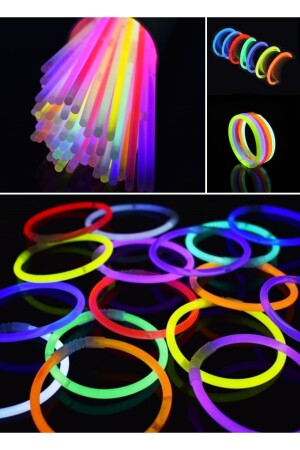 50 Stück Leuchtstofflampen Leuchtstäbe Armband Party Neon Hochzeit Party Konzert Geburtstag Party il199c - 8