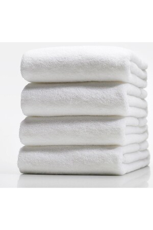 50 x 90 cm, 100 % Baumwolle, 4-teiliges Hotel-Spa-Hand-, Gesichts- und Haarhandtuch, ultraweiches Mitgift-Set - 3