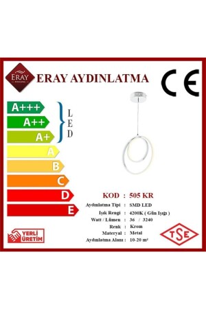 505 Krom Led Avize 505 KR - 5