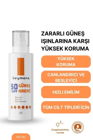 50spf- Çok Yüksek Koruyuculu Yüz Ve Vücut Güneş Kremi 100ml 8683302525154 - 4