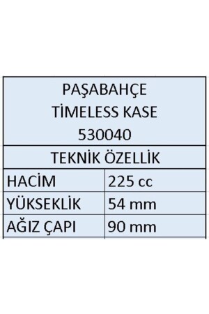 530040 Timeless Snackschale 225 cc – 12 Stück Fma119900 251 PP530040 - 5