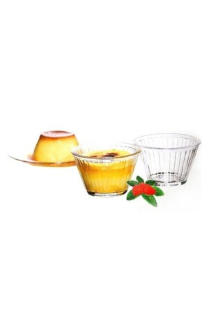 53298 6-teilige Creme-Karamell-Schüssel – 9 cm EVİDEASRN003 - 5