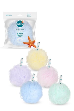 5er-Pack Bade-Luffa, mittelgroß, BLMY05770NTRL - 2