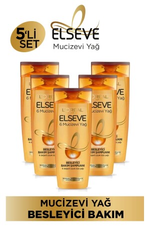 5er-Set Miraculous Oil Care Shampoo 360 ml - 1