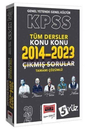 5Yüz GK-GY Tüm Dersler Tamamı Çözümlü Son 10 Yıl Konu Konu Çıkmış Sorular (2014-2023) - 3