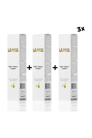 6-68 Samtbraun, 3er-Pack Creme, Tubenfarbe 60 ml. - 1