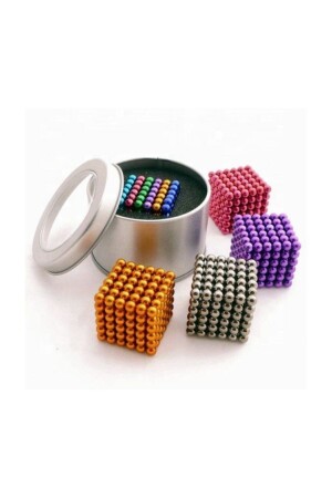 6 Farben 5 mm 216 Stück Neocube Neodym-Magnetwürfel Magische Magnetkugeln - 4