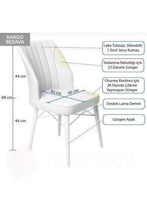 6 Kişilik Açılır Masa Sandalye Takımı Mutfak Masası Takımı Salon Masası Yemek Masası Masa Takımı - 6