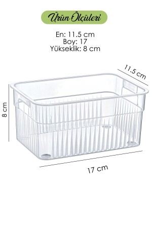 6 Mehrzweck-Schubladen-Organizer, transparent - 5