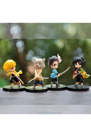 6 Stück Japan Anime Demon Slayer Kimetsu Yaiba Kamado Tanjirou Nezuko Agatsuma Figur zum Sammeln - 4