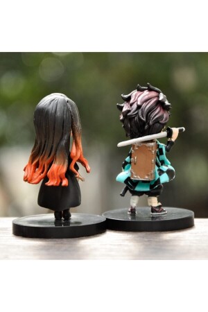 6 Stück Japan Anime Demon Slayer Kimetsu Yaiba Kamado Tanjirou Nezuko Agatsuma Figur zum Sammeln - 9