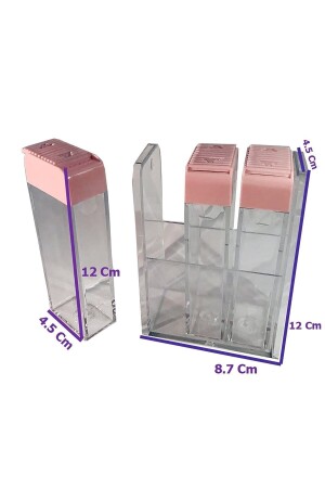 6-teiliger Ständer mit Deckel, Gewürzglas ohne Coller NDY-EP-700 - 5