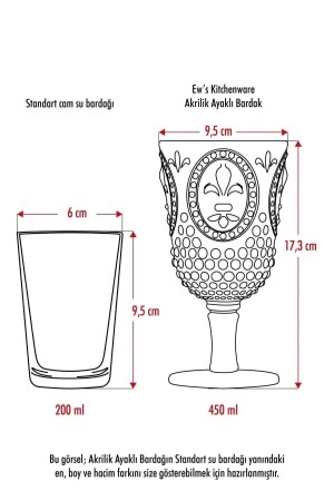 6-teiliges Becher- und Wasser-Erfrischungsgetränk-Kaffeeglas aus Acryl, geräuchert, 450 ml (kein Glas) Magıcayaklidp6 - 6