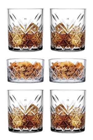 6-teiliges zeitloses Whiskey-Genuss-Set – 4 Whiskey-Gläser, 2 Snack-Schalen PB4X52790V-2X530040 - 3